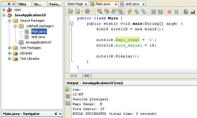 Java Class Yapısında This Kullanımı