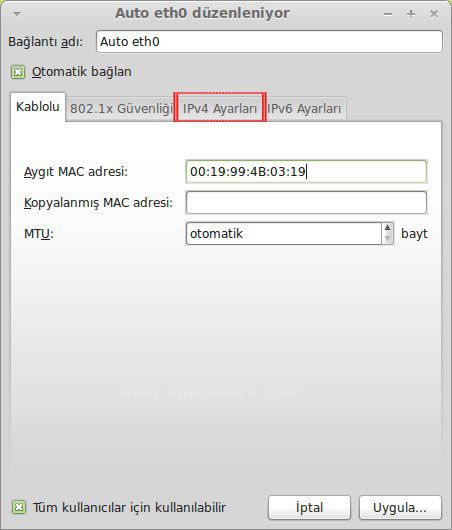 Linux Mint8217;de Dns Değişimi
