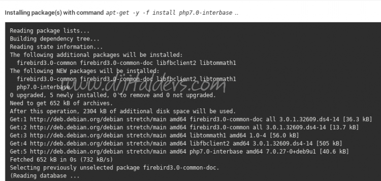 Linux Sunucu PHP ve Firebird Kurulumu