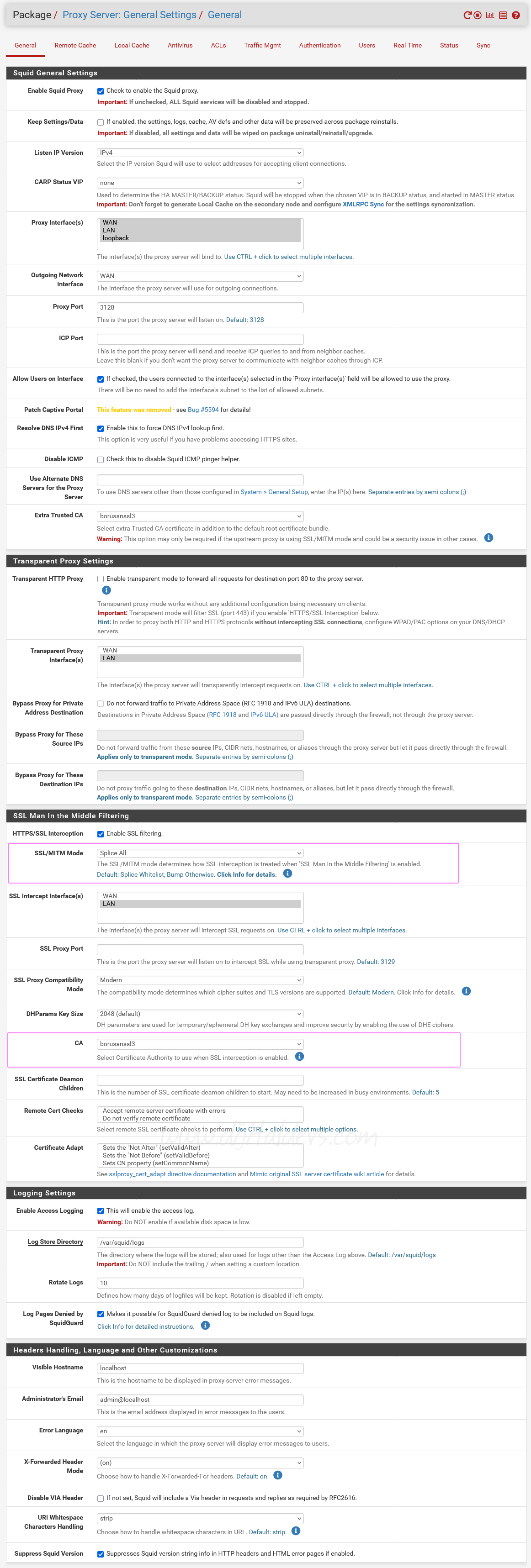 pfSense Sertifika Korumalı Ayarlar (MEB Hattında da çalışmakta)